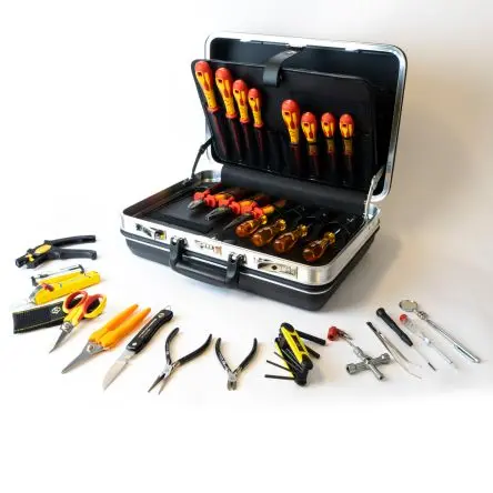 Produktfoto 1 von CK VDE 1000V zugelassen Elektromechanik-Set Werkzeugsatz, Tasche 38-teilig
