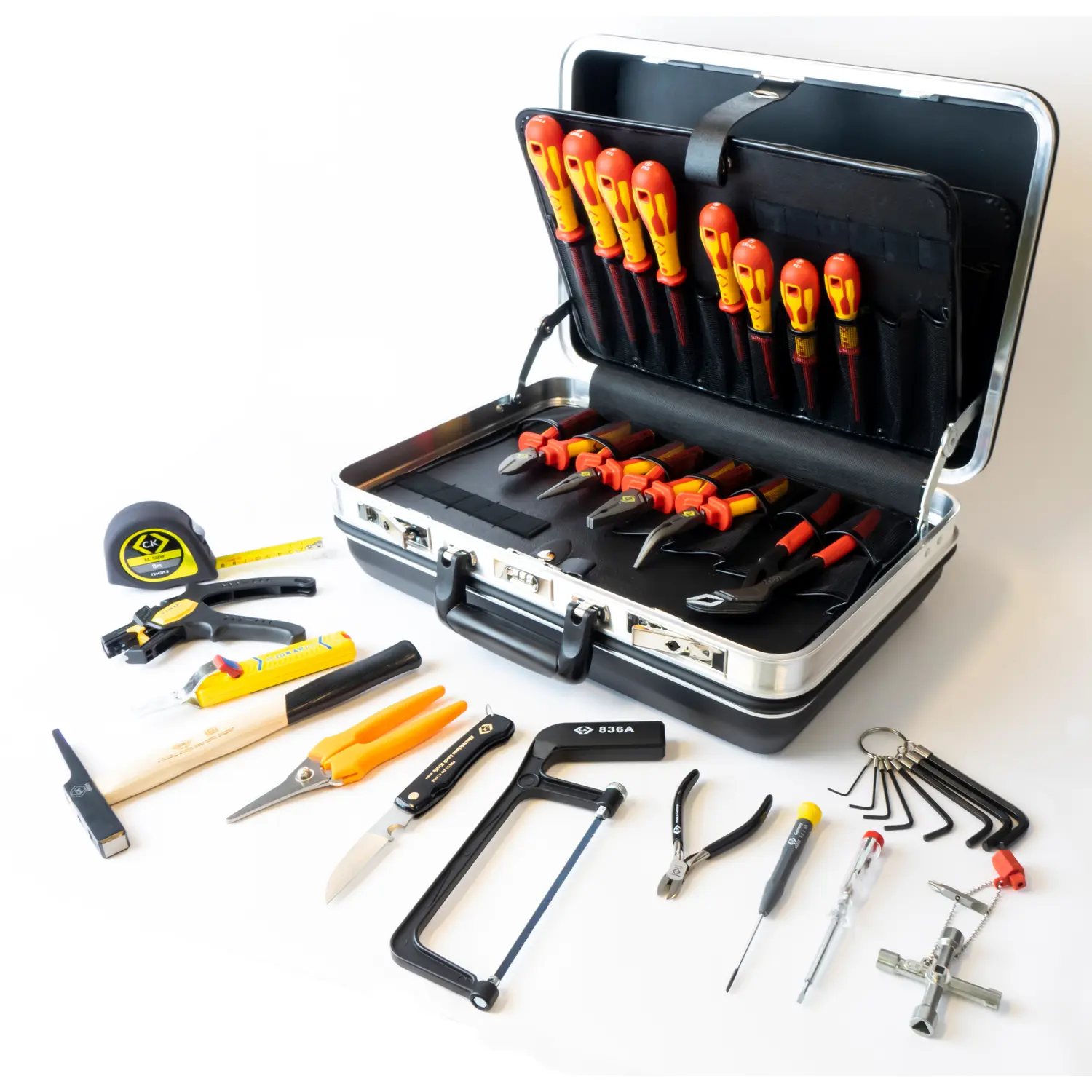 Produktfoto 1 von CK VDE 1000V zugelassen Elektromechanisch Werkzeugsatz, Tasche 33-teilig