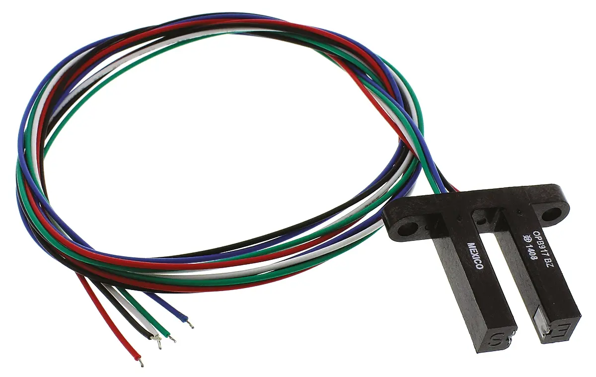 Produktfoto 1 von Optek OPB917 Durchsteckmontage Puffer, Offener Kollektor mit 10K-Pull-up-Widerstand Gabel-Lichtschranke, Anstieg 50 ns /