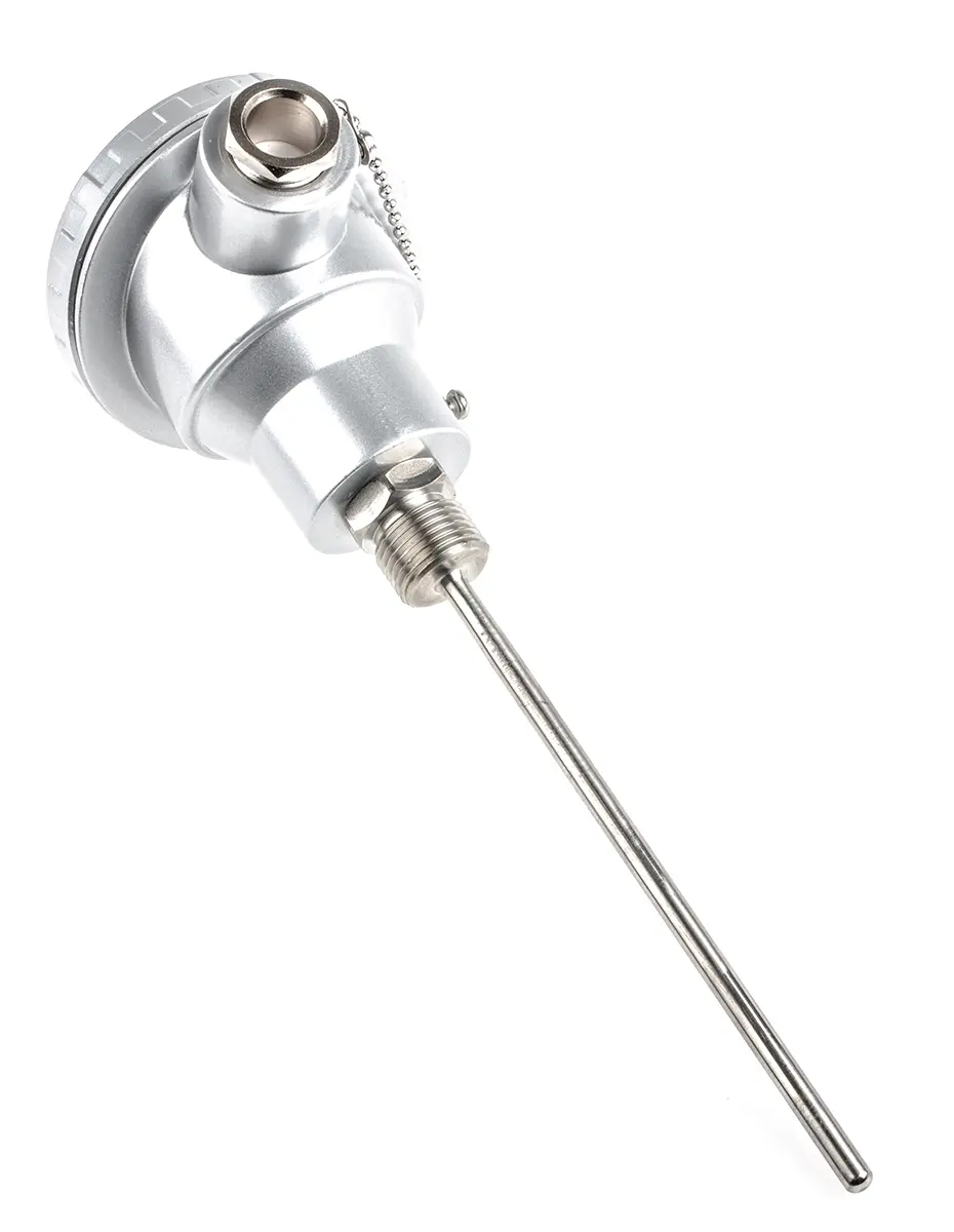 Produktfoto 1 von RS PRO Pt100 Widerstandsthermometer Edelstahl Ø 6 mm 4 x 150 mm Class B, -50 °C → 450 °C