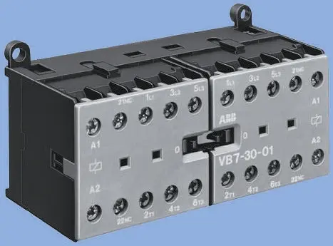 ABB B6 Schütz 240 V ac-Spule, 3-polig, 690V ac / 20 A 24 V 4 kW 3 Schließer Motorsteuerung 1-Hilfskontakte
