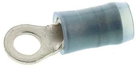 Produktfoto 1 von TE Connectivity PIDG Ringkabelschuh, Isoliert 16 AWG, Nylon, Blau, 14 AWG max.AWG, aussen ø 0.25 Zoll, innen ø 0.145