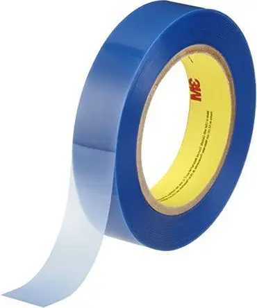 Produktfoto 1 von 3M 8902 Polyethylenterephthalat Abdeckband Blau, Stärke 0.08 mm Silikon-Kleber 25mm x 66 m