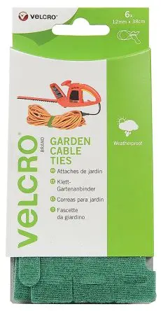 Produktfoto 1 von Velcro Klettband, 12mm x 5 m, Grün