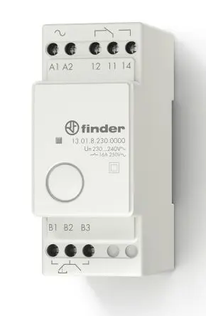 Produktfoto 1 von Finder 13 Monostabiles Relais 24V ac/dc Spule 1-poliger Umschalter DIN-Hutschiene 16A 2.5 W