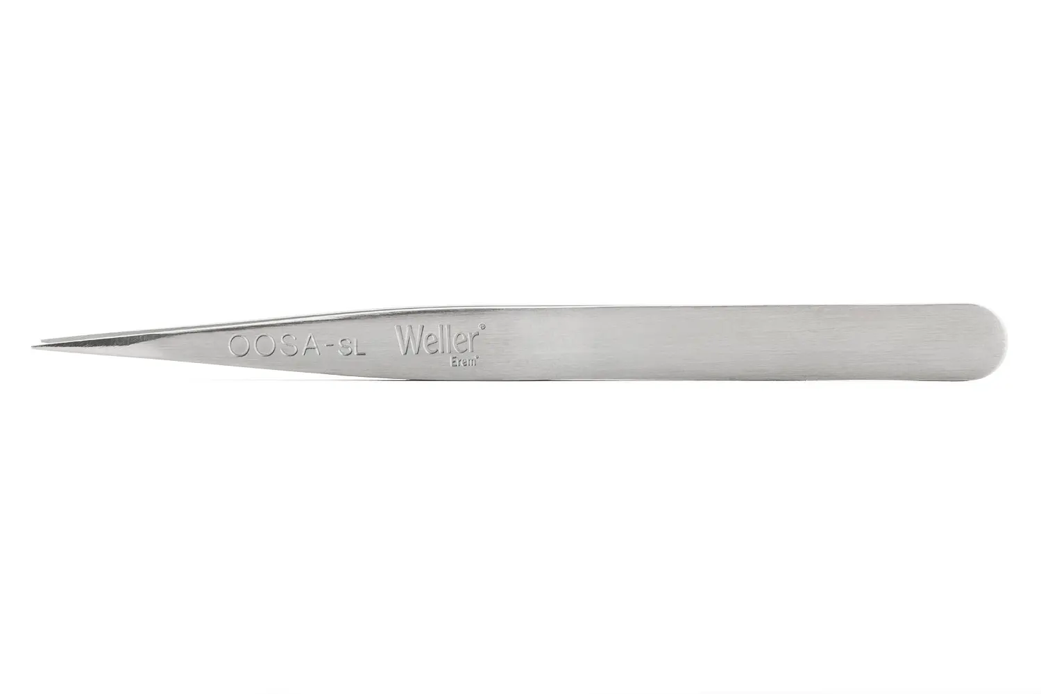 Produktfoto 1 von Erem Edelstahl Pinzette, 120 mm Gerade, Spitze Spitz Antimagnetisch