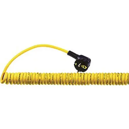 Produktfoto 1 von EPIC 540P Netzkabel, 3-adrig Gelb /Ø 8.9 mm Außen-ø , 2000 mm 50 °C, 750V, Thermoplastisches Elastomer
