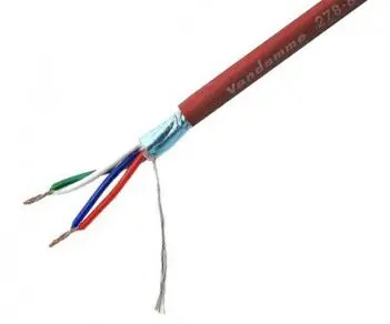 Produktfoto 1 von Van Damme Brown Ecoflex Starquad LSZH Audiokabel Geschirmt, Außen-ø 3.7 mm Außen-ø Braun, L. 100 m