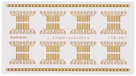 Produktfoto 1 von Sunhayato Konvertierungsplatine 16-polig FR4 Epoxid Glasfaser-Laminat Leiterplattenverlängerung 1-seitig 100 mm 55mm