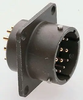 ITT Cannon, KPT Kupferlegierung MIL-Spec Rundsteckverbinder Gerade, 32-polig, 600 V ac, 850 V dc, Gerätemontage, Gehäuse