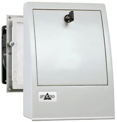 STEGO AC Filterlüfter, 40dB, 120 V ac, 15W, 23m³/h, 224 x 165mm, IP55