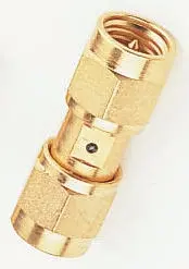 Produktfoto 1 von TE Connectivity HF Adapter, 50 Ω, Gerade, 18 GHz Stecker Stecker, Koaxial SMA