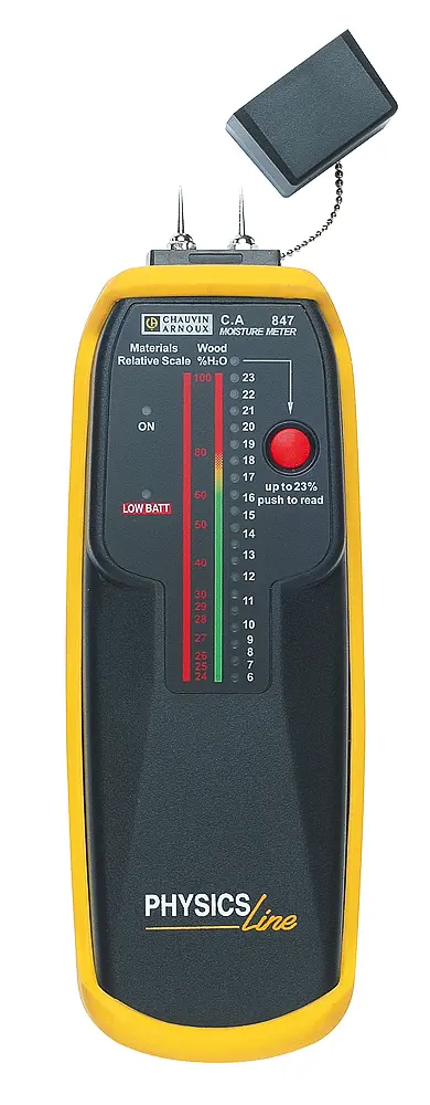 Produktfoto 1 von Chauvin Arnoux CA 847 Feuchtemessgerät LED, Batterie