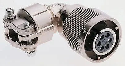 Produktfoto 1 von ITT Cannon, CA-COM Kupferlegierung MIL-Spec Rundsteckverbinder gewinkelt, 19-polig, Kabel, Gehäuse 20 Stecker,