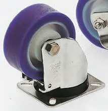 Produktfoto 1 von LAG Drehlager Lenkrolle, Rad ø 100mm, 250kg, Ges H. 137mm, Rad B. 40mm, 105 x 85mm, Platte, Polyurethan-Material