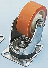 LAG Drehlager Lenkrolle, Rad ø 100mm, 250kg, Ges H. 137mm, Rad B. 40mm, 105 x 85mm, Platte, Polyurethan-Material