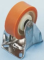 Produktfoto 1 von LAG Fest Lenkrolle, Rad ø 150mm, 370kg, Ges H. 192mm, Rad B. 40mm, 135 x 110mm, Platte, Polyurethan-Material