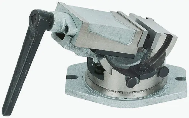 Produktfoto 1 von RS PRO Fräs-Schraubstock, Spannnweite 80 mm x Breite 100 mm, 16.2 kg