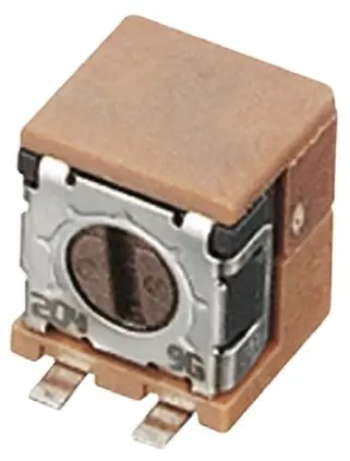 Produktfoto 1 von Nidec Components ST4 1-Gang Oberfläche Trimm-Potentiometer, Seitliche Einstellung, 10 kΩ, 20 %, 0.25 W, SMD Gull-Wing,