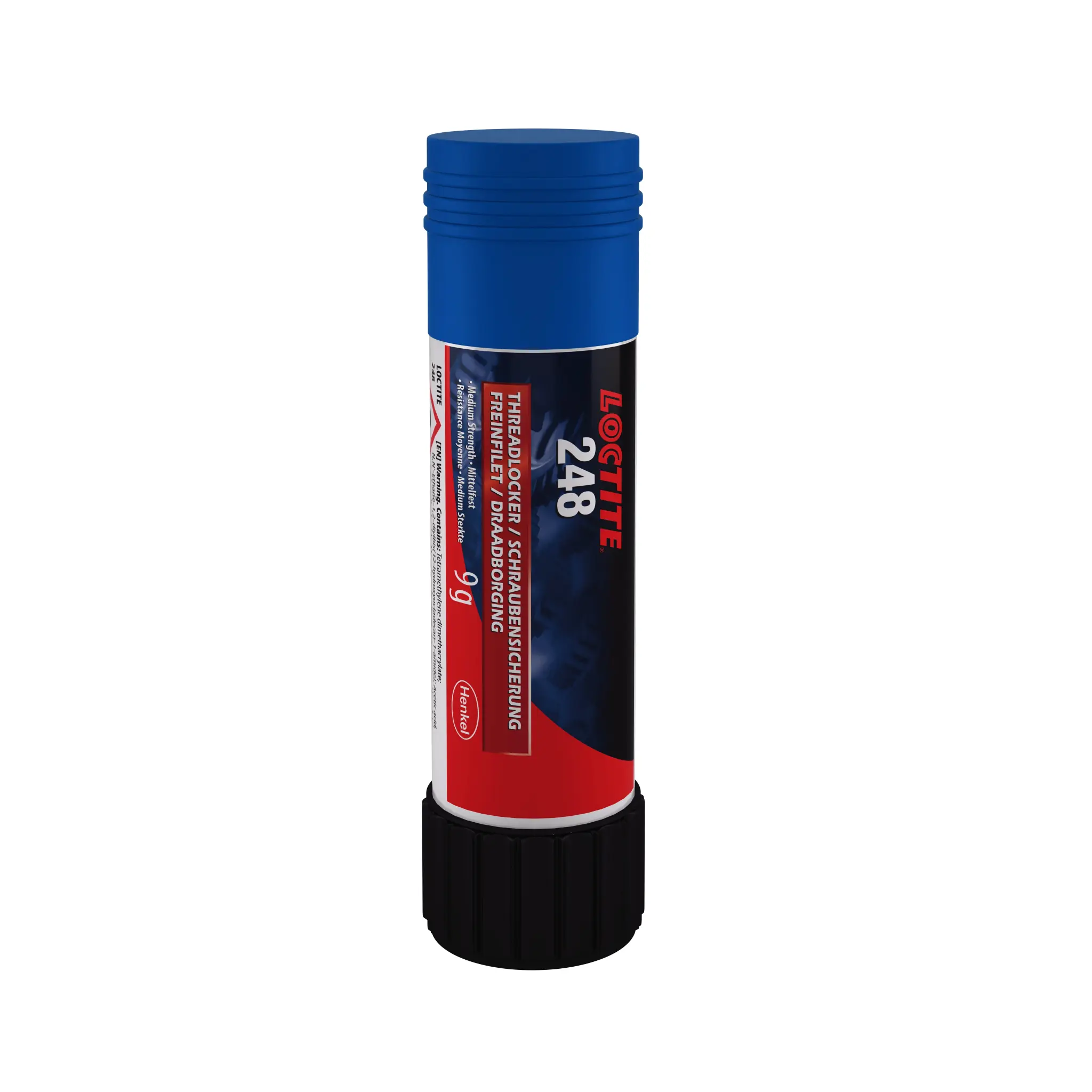 Produktfoto 1 von Loctite 248 Schraubensicherung anaerob Gel Weiß , Stick 9 g, Mittelfest aushärtend in 24 h