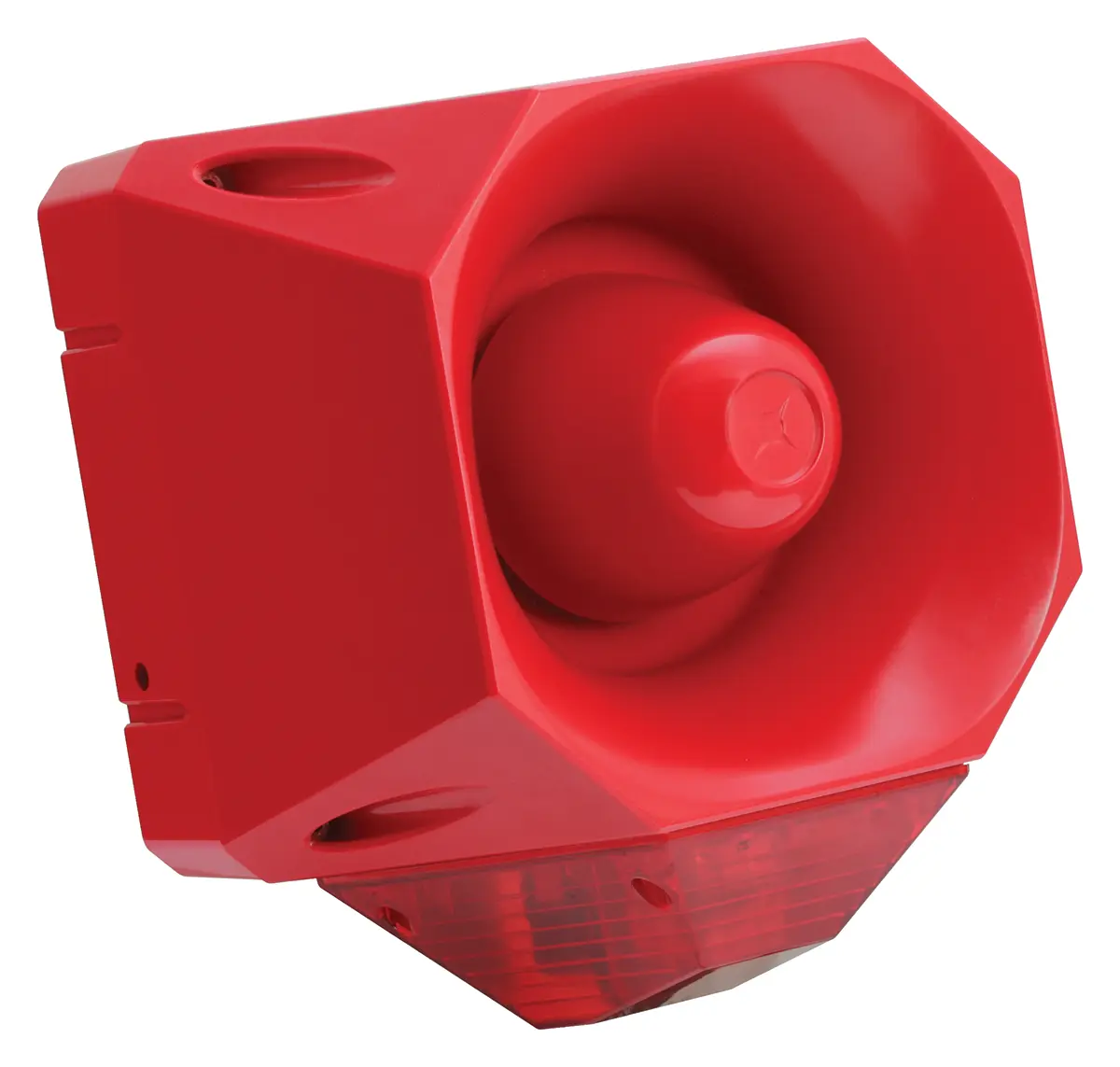 Produktfoto 1 von Eaton Asserta Maxi LED, Filament/Warnsummer-Licht Schall- und Lichtsignal-Kombination 230V ac Rot IP66 Wand / 110 dB 110