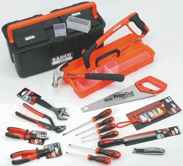 Produktfoto 1 von Bahco Werkzeugsatz für Ingenieure Werkzeugsatz, Rahmenklemme 16-teilig