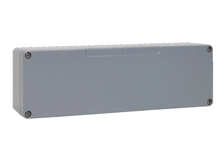 Produktfoto 1 von Rittal GA Aluminiumdruckguss Wandanschlusskasten Grau RAL 7001 IP66, HxBxT 80 mm, 250 mm x 57 mm