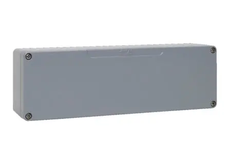 Produktfoto 1 von Rittal GA Aluminiumdruckguss Wandanschlusskasten Grau RAL 7001 IP66, HxBxT 80 mm, 250 mm x 57 mm