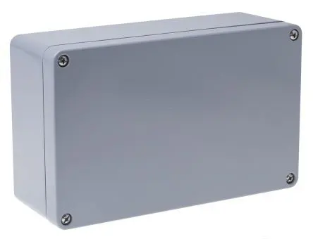 Produktfoto 1 von Rittal GA Aluminiumdruckguss Wandanschlusskasten Grau RAL 7001 IP66, HxBxT 230 mm, 330 mm x 181 mm