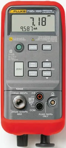 Produktfoto 1 von Fluke 718Ex -12 psi Druckkalibrator, 100 psi, 992 g