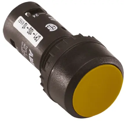 Produktfoto 1 von ABB Compact Druckschalter wartungsfrei Panel Ø 22 mm, 1-poliger Umschalter, IP69K