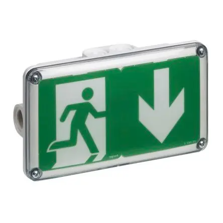 Produktfoto 1 von Legrand LED Notbeleuchtung 1 W, 230V 45 lm, 164mm x 261 mm x 57 mm, IP66