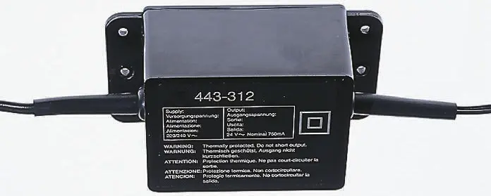 Produktfoto 1 von OEP Linearnetzteil Linearnetzteil für Branchen ABS, H. 54 mm, T. 116 mm, B. 69 mm