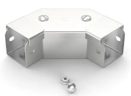 RS PRO Stainless Steel Kabelkanalzubehör, Edelstahl 304 75 mm 75mm