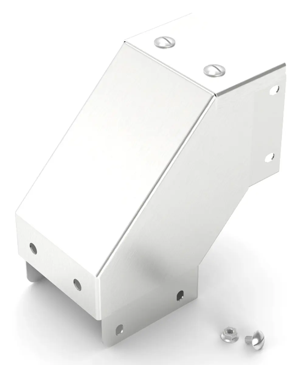 Produktfoto 1 von RS PRO Stainless Steel Kabelkanalzubehör, Edelstahl 304 75 mm 75 mm