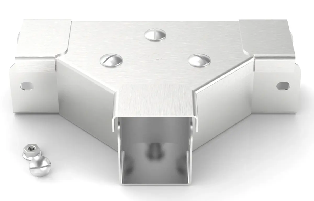 Produktfoto 1 von RS PRO Stainless Steel Kabelkanalzubehör, Edelstahl 304 50 mm 50 mm