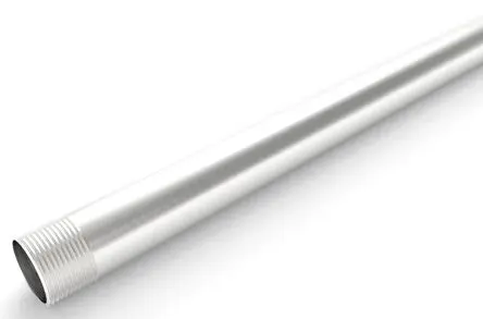 Produktfoto 1 von RS PRO Kabelrohr Edelstahl, Ø 25 mm nom., Silber x 3 m