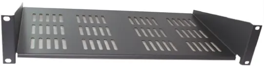 Produktfoto 1 von CAMDENBOSS Logic 2 U Auslegerboden, Stahl Schwarz 20kg Belüftet, 446 mm x 280 mm x 88 mm