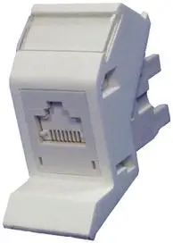Produktfoto 1 von Molex Premise Networks PowerCat 6 FTP RJ45, RJ11 360°-Schirmung Weiß Kat. 6 Rechtwinklig, Gerade