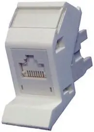 Produktfoto 1 von Molex CES PowerCat 6 FTP RJ45 FTP Weiß Kat. 6 Abgewinkelt