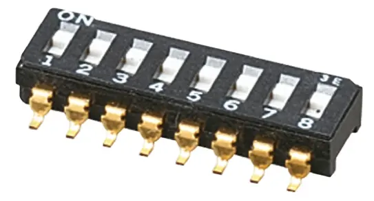Produktfoto 1 von Nidec Components Gleitschalter Drehschalter