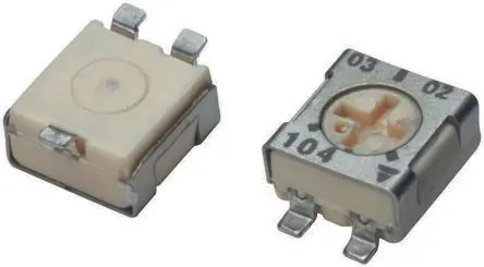 Produktfoto 1 von Vishay TS53 1-Gang Oberfläche Trimm-Potentiometer, Einstellung von oben, 5 kΩ, 20 %, 0.25 W, J-Haken, L. 5 mm