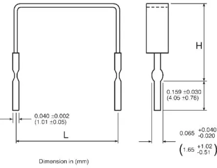 Produktfoto 1 von Arcol MSR-1 Metallstreifen Widerstand 5 mΩ 1 % / 1 W