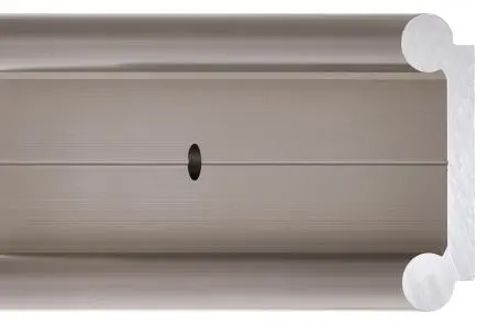 Produktfoto 1 von Igus Serie W, Lineare Führungsschiene, Aluminium eloxiert 40 mm x 1000 mm 4800 N