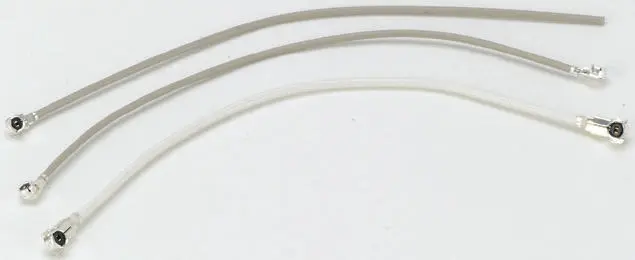 Produktfoto 1 von Hirose U.FL Koaxialkabel Stecker, 50 Ω Stecker, 100 mm, UFL / UFL