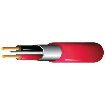 Produktfoto 1 von Prysmian FP200 Netzkabel, 2-adrig Rot /Ø 8.1 mm Außen-ø , 100 m 70 °C, 500V, Thermoplast