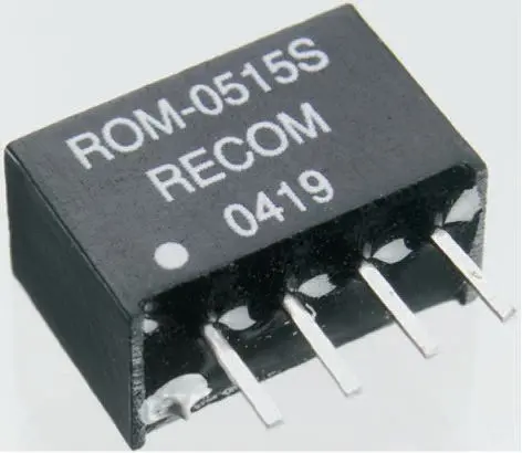 Recom ROM DC/DC-Wandler 1W 5 V dc IN, 5V dc OUT / 200mA Durchsteckmontage 3kV dc isoliert