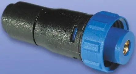 Produktfoto 1 von Bulgin 400 Stecker Koaxialsteckverbinder SMB-Steckverbinder, Kabel, für RG174-Kabel, 50 Ω Vorverdrahtet, Standard,
