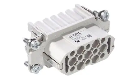 Produktfoto 1 von EPIC HD Industrie-Steckverbinder Kontakteinsatz Stecker, 16-polig 10A, Kabel, Steckverbindereinsatz