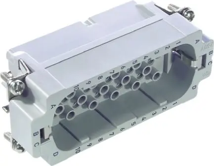 Produktfoto 1 von EPIC HD Industrie-Steckverbinder Kontakteinsatz Stecker, 40-polig 10A, Kabel, Steckverbindereinsatz